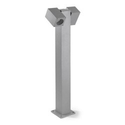 Lampioncino da giardino 2xGU10 max. 50W in alluminio color grigio - ICARO