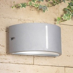 Lampada applique grigio da esterno - ATENA