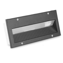 Lampada a incasso da parete esteriore grigio scuro - MICENAS