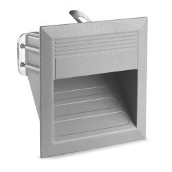 Lampada LED a incasso da parete esteriore grigio - MICENAS