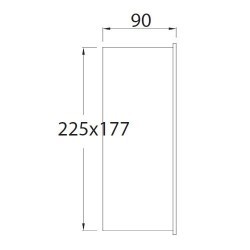 Lampada LED a incasso da parete esteriore grigio - MICENAS