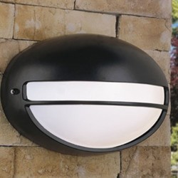 Lampada applique nero 32cm da esterno - ZEUS