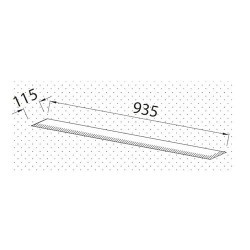 Lampada da incasso a soffitto esterno grigio - GEA