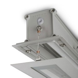 Lampada da incasso a soffitto esterno grigio - GEA
