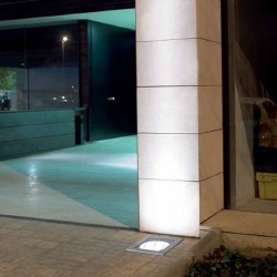 Lampada da incasso a pavimento, acciaio - GEA