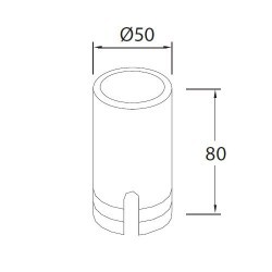 Lampada da incasso per pavimento giardino grigio - GEA