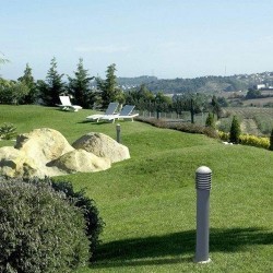 Lampioncino 90cm G12 70W da esterno grigio scuro - BALIZAS
