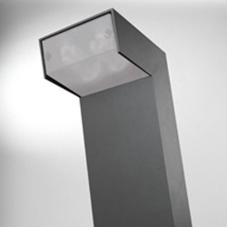 Lampioncino da giardino grigio scuro - TORCH