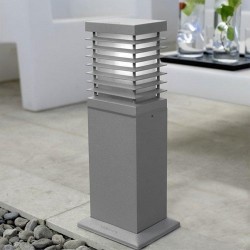 Lampioncino da giardino grigio scuro - NOTT