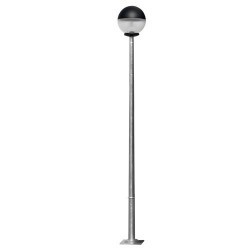 Boccia per lampione HEADS, Grigio scuro