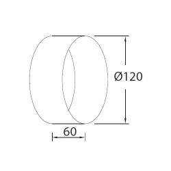 Lampada LED a incasso da parete esteriore grigio - MICENAS