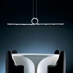 Lampada a sospensione LED dimmerabile, bianco - CURL