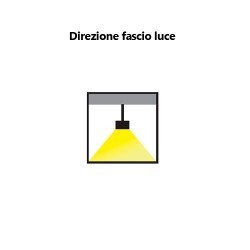 Lampada a sospensione LED, nero - ROCKET