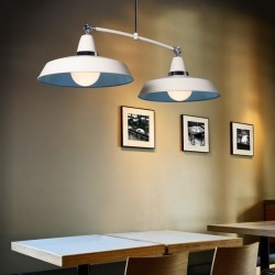 Lampada a sospensione, ruggine + beige - VINTAGE
