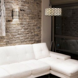 Piantana, marrore ossidato + beige - ALSACIA