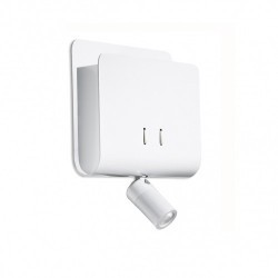 Lampada applique LED, bianco - DIDO
