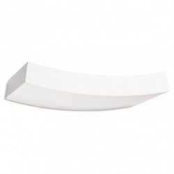 Applique R7s in gesso, bianco - GES