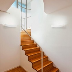 Applique R7s in gesso, bianco - GES