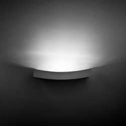 Applique R7s in gesso, bianco - GES