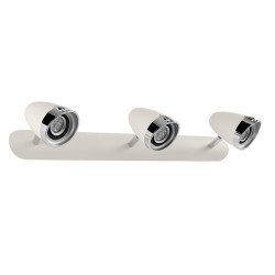 Applique da parete 3 luci LED, bianco antico - VESPA