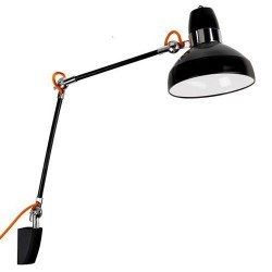 Lampada studio da parete/pinza, bianco - FLEX