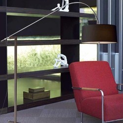 Piantana estensibile, marrone invecchiato + nero - EXTEND