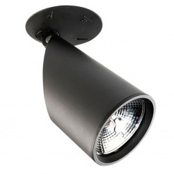 Faretto riflettore QR111 G53 nero