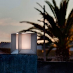Lampioncino LED 1000mm Faro DATNA grigio scuro