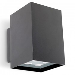 Applique LED 19W 2120lm Leds-C4 AFRODITA grigio urbano
