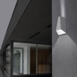 Lampada applique LED grigia da esterno - TAYLOR