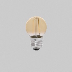 Lampadine LED Faro G45 E27 LED 2W FILAMENTO AMBAR 2200K