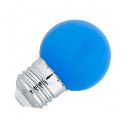 Lampadine LED Faro G45 LED E27 1W AZUL