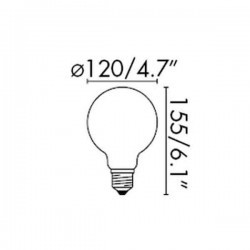 Lampadine LED Faro G120 LED E27 19W 2700K 1600Lm