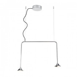 Lampada COLGANTE ALIVE 2 x LED CREE 14W  CROMO Leds C4