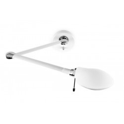 Lampada APLIQUE SUITE 1 x G9 MAX 75W  BLANCO MATE CROMO Leds C4