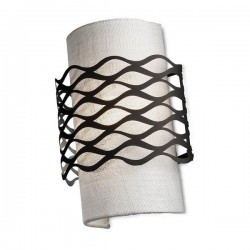 Lampada APLIQUE ALSACIA 2 x E27 23W  MARRÓN ÓXIDO Leds C4