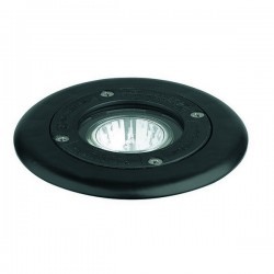 Lampada a incasso da esterno FOCUS IP66 50W GU10 Nero