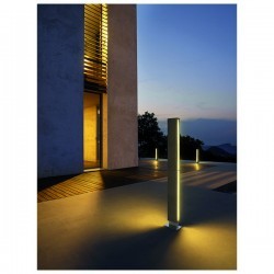 Lampioncino da giardino MESINA IP55 2x14W G5 Pietra lavica