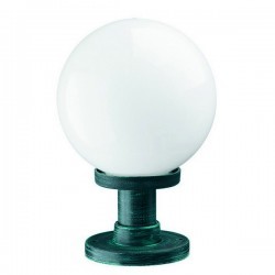 Lampioncino da esterno INDURA Boccia IP55 E27 Nero