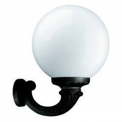 Applique da esterno INDURA Boccia IP55 E27 Nero
