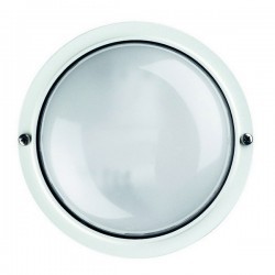 Applique da esterno IVER IP55 100W E27 Bianco