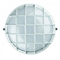 Applique da esterno IVER IP55 100W E27 Bianco