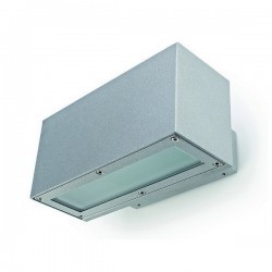 Applique da esterno LINEA LED 2x8,4W 2x825lm 3K grigio