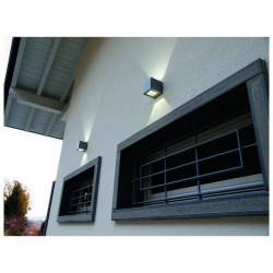 Applique da esterno MIRCA LED 2x4,5W 2x420lm 3K Nero