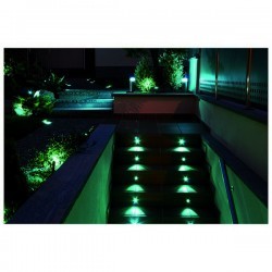 Lampada a incasso da esterno NINO IP68 LED 3W RGB Inox