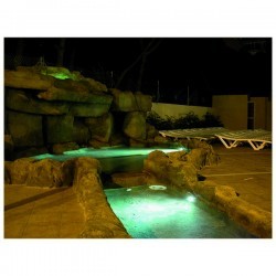 Lampada a incasso da esterno PAL IP68 LED 4W Piscina cementatas Opaco Bianco