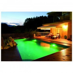Lampada a incasso da esterno PRAGA IP68 LED 16W Piscina cementatas Opaco Bianco