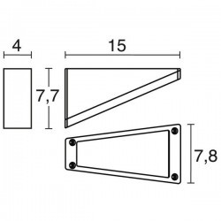 Applique da esterno TRINGLO IP65 LED 4,5W 420lm 3K Antracite