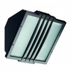 Applique da esterno TRIPLO IP65 2x26W G24 d3 Nero