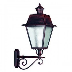 Applique da esterno VILLA CHAP IP43 E27 Nero